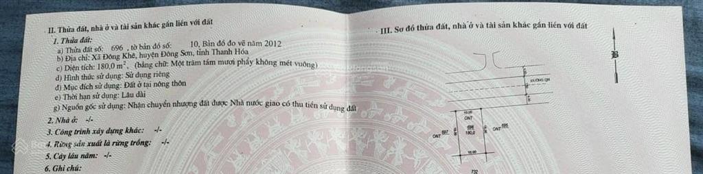 Chính chủ, bán đất biệt thự đông sơn, thanh hóa, 180m2, view mặt hồ, sổ đỏ chính chủ, giá 2,5 tỷ