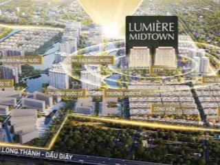 Chỉ 103 căn hộ 3pn duy nhất, loại căn rộng nhất dự án lumière midtown the global city, quận 2