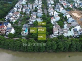 3 lô biệt thự đẳng cấp nhất kdc gia hoà 15x20m, lô góc 20x20m. view sông, đường lớn, được làm hầm