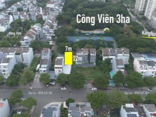 Hàng hiếm, lô đất 7x22m110tr/m2 đường thanh nga kdc gia hoà, hướng đn, view công viên