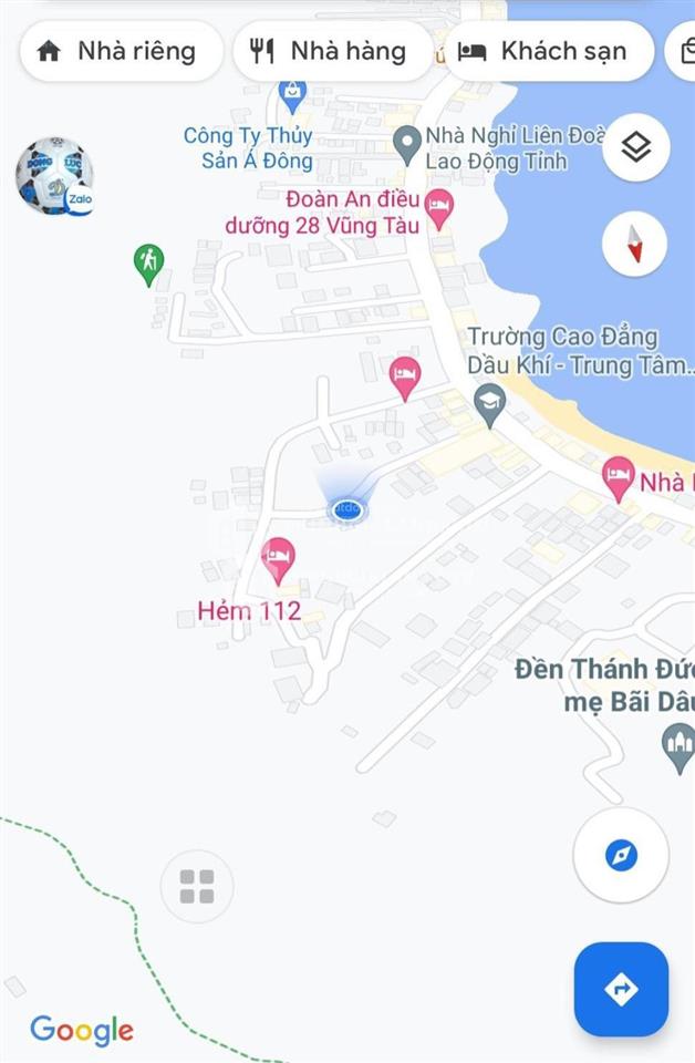 Bán đất đường trần phú phường 5 vũng tàu, giá 25,3 tỷ, dt 520m2 full thổ cư, view biển trực diện
