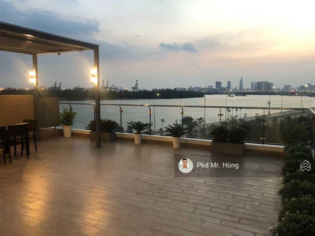 Căn hộ sân vườn đảo kim cương  4pn 300m2  full nt  view sông sài gòn và q1 & lm81