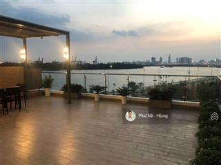 Căn hộ sân vườn đảo kim cương  4pn dt 300m2  full nt  view sông và trung tâm thành phố