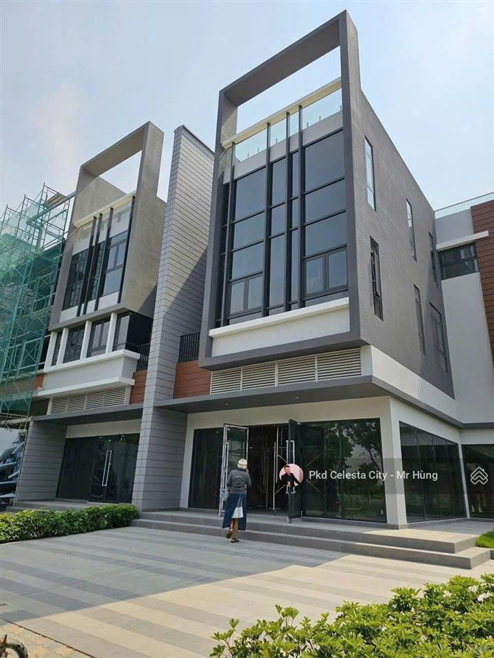 Nhà phố thương mại 2 mặt tiền nguyễn hữu thọ  celesta avenue 7x30m 3 lầu&st  mua trực tiếp cđt