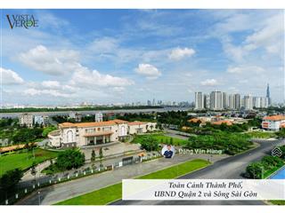 Tin chuẩn 100%  4pn vista verde  view trực diện sông sg & q1  full nt  có sẵn hđ thuê  giá rẻ