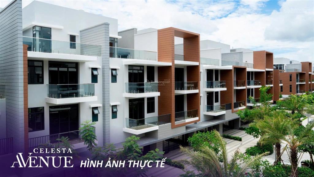 Nhà phố thương mại 2mt 7x28m celesta avenue mua trực tiếp cđt, thanh toán 30% nhận nhà ngay