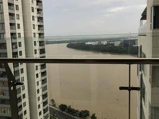 Đảo kim cương  83m2 (1pn+1 có thể sửa thành 2pn), full nt, sổ hồng, view hồ bơi & sông sài gòn