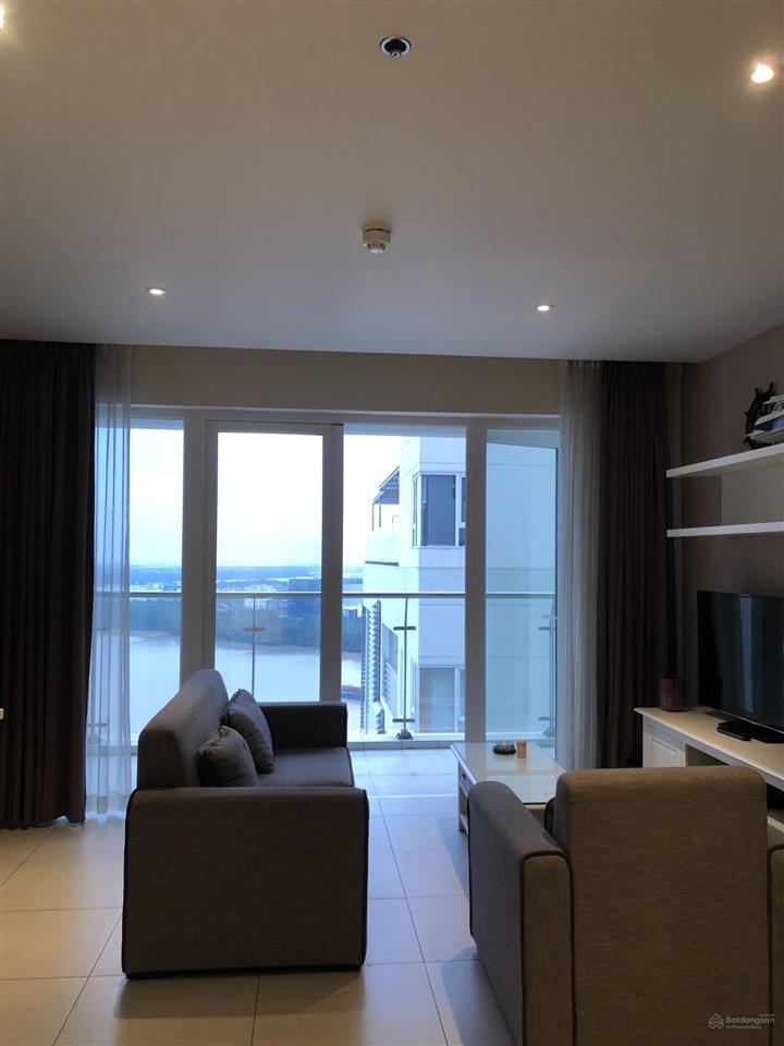 Đảo kim cương  83m2 (1pn + 1 có thể sửa thành 2pn), full nt, sổ hồng, view hồ bơi & sông sài gòn