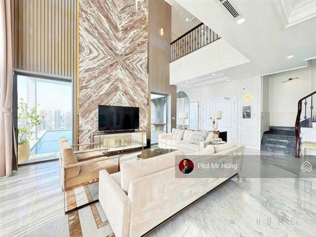 Bán căn hộ sky villa  đảo kim cương 391m2, view trực diện sông & lm81, có hồ bơi riêng, đẹp mê ly