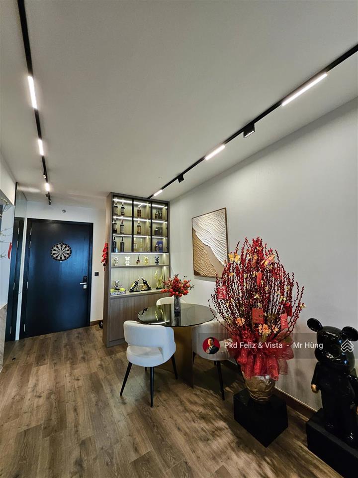 Bán căn hộ feliz 1pn 58m2, full nt đẹp, view về trung tâm tp mới, sổ hồng, giá rẻ thật 100%