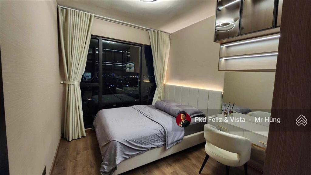 Bán căn hộ feliz 1pn 58m2, full nt đẹp, view về trung tâm tp mới, sổ hồng, giá rẻ thật 100%