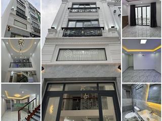 Nhà phố 3 lầu (4mx12,5m=50m2) 5 phòng ngủ hẻm ôtô 7 chỗ khu đồng bộ nguyễn thượng hiền, bình thạnh