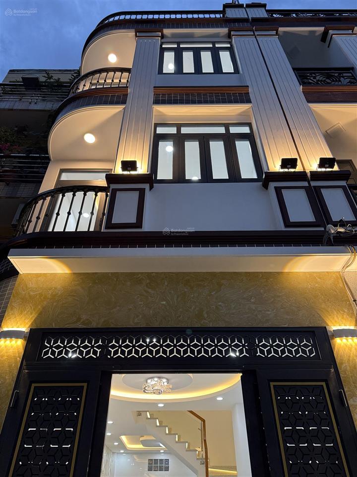 Tuyệt phẩm đẹp lung linh 3 lầu (4mx12m=48m2 vuông vức) mới 100% hẻm xe hơi khu vip hồ xuân hương