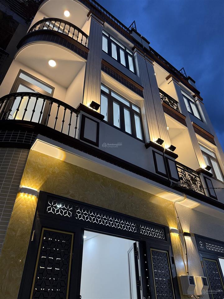 Tuyệt phẩm đẹp lung linh 3 lầu (4mx12m=48m2 vuông vức) mới 100% hẻm xe hơi khu vip hồ xuân hương