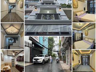 Nhà phố 3 lầu 5 phòng full nội thất cao cấp hẻm nhựa 6m, xe hơi vào tận nhà khu vip phan xích long