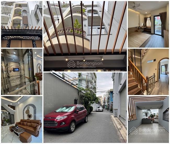 Nhà 3 lầu+s.thượng (3,5mx18m=63m2)+thang máy, n.thất ccấp, 5 p.ngủ, hẻm 6m khu thời trang lê văn sỹ