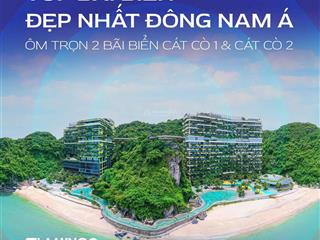 Flamingo cát bà  resort không gian xanh ở 2 bãi tắm cát cò 1 & 2, giá chỉ từ khoảng 1,x tỷ