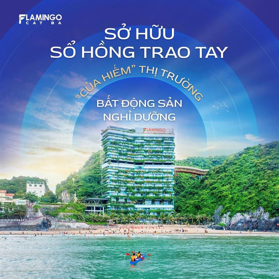 Flamingo cát bà resort mua trực tiếp từ cđt, đóng 30% nhận nhà vận hành ngay