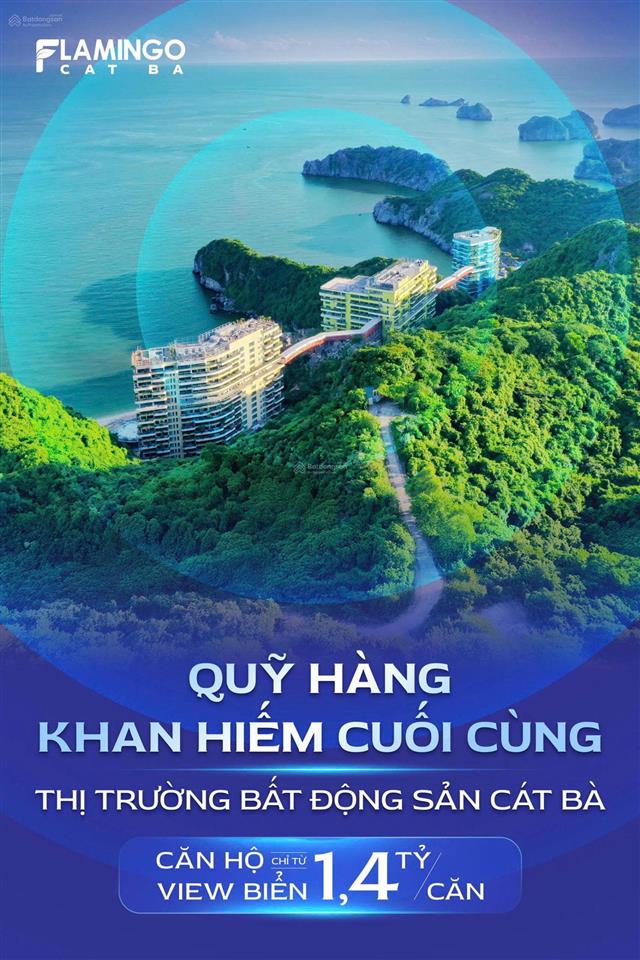 Flamingo cát bà resort mua trực tiếp từ cđt, đóng 30% nhận nhà vận hành ngay