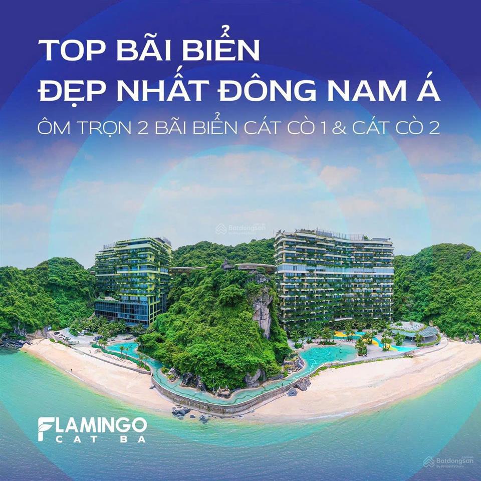 Flamingo cát bà resort mua trực tiếp từ cđt, đóng 30% nhận nhà vận hành ngay