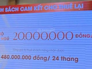 Bán căn góc 2pn  view sông hậu  căn hộ cara river park  cam kết mua lại sau 14 tháng