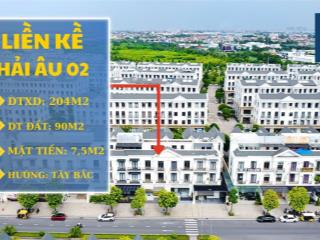 21 tỷ sở hữu liền kề hải âu 2  vinhomes ocp 1, mặt đường 30m, vỉa hè 6.5m. dòng tiền 30tr/tháng