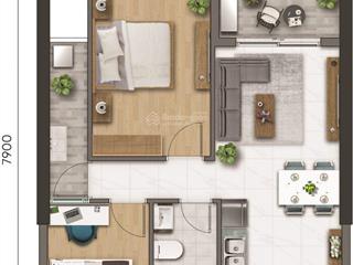 Bán nhanh 1 căn duy nhất 2pn.1wc 3,420 tỷ view bến bình đông, tầng cao đẹp cc daqua q8