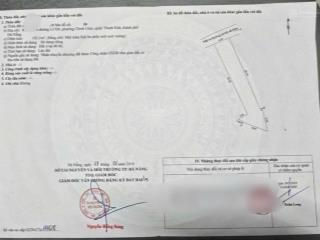 Lô đất diện tích lớn 103m2 kiệt rộng 3m đường lê độ đã dọn dẹp sẵn phù hợp xây căn hộ
 ngang 4 dài
