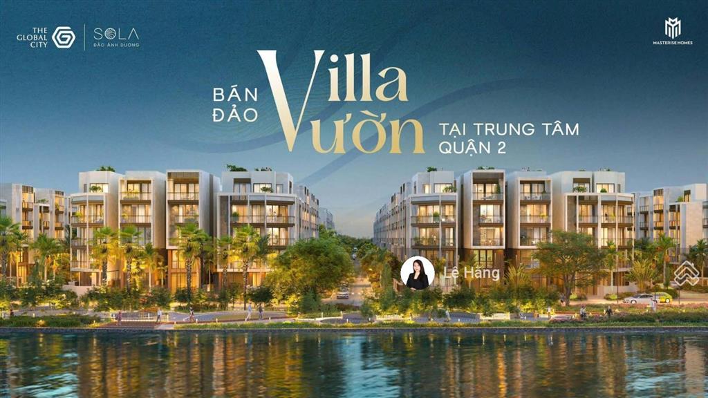 Bán biệt thự song lập the global city phân khu mới nhất
