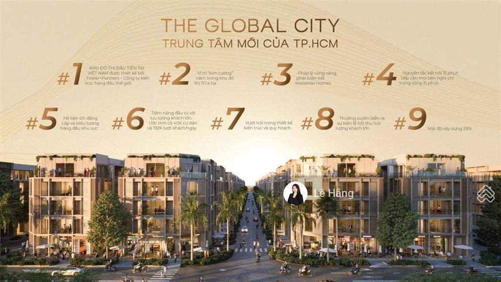 Bán biệt thự song lập the global city phân khu mới nhất