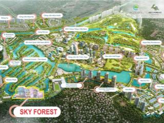 Bán căn hộ mezza trần cao 6m diện tích mỗi sàn 63m2 toà skyforest tại ecopark giá 6,95 tỷ