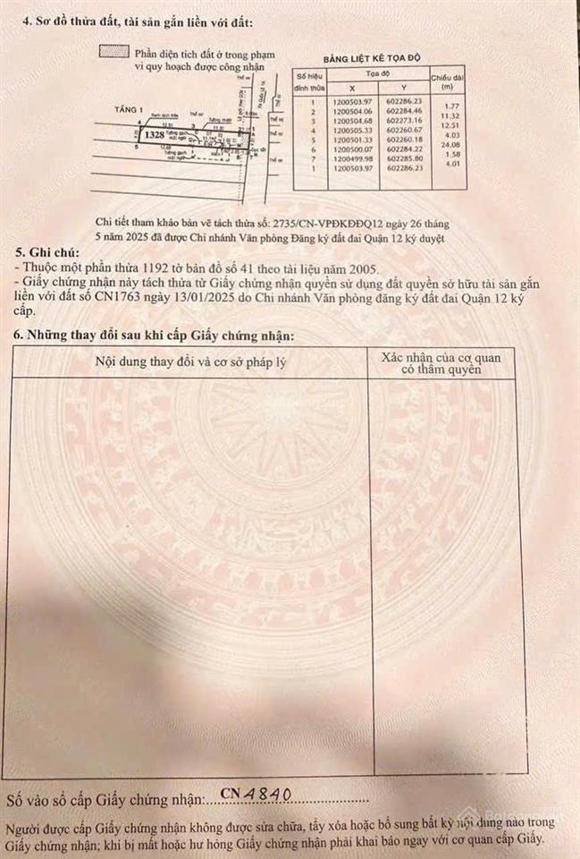 Bán đất hẻm 75 đường an phú đông 9 giá 5.15 tỷ diện tích 4 x 26m