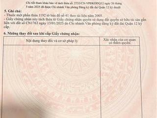 Bán đất hẻm 75 đường an phú đông 9 giá 5.15 tỷ diện tích 4 x 26m