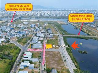 Bán lô đất biệt thự 2 mặt tiền chưa đến 35 triệu/m2 vị trí đẹp gần biển  khu điện âm cao cấp