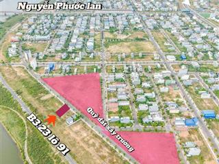 Bán đất biệt thự 260m2 cách biển 2km vị trí đẹp view trường, đường đồng khoa, nam hòa xuân