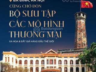 Bán nhà phố 106m2 xây 5 tầng mặt đường ngọc khánh tại vinhomes giảng võ đơn giá tốt nhất khu vực