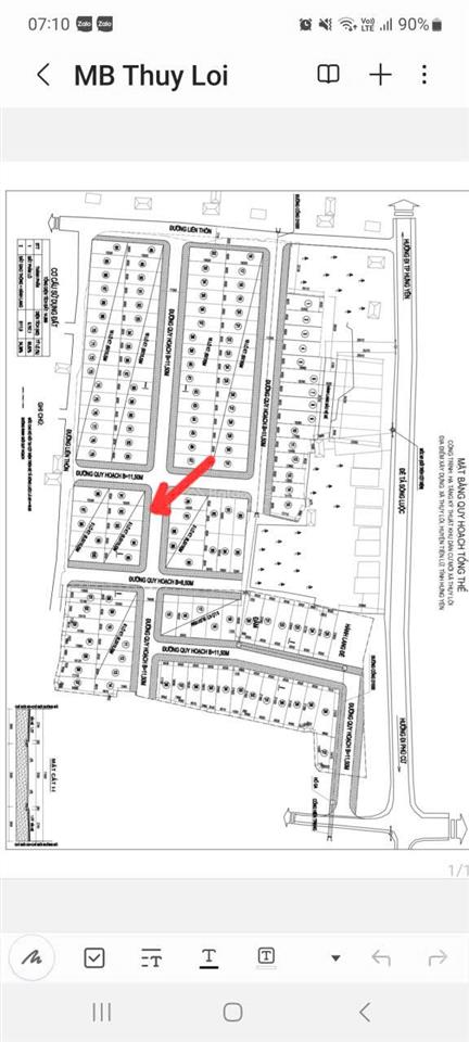Chính chủ bán 1 lô rẻ nhất khu giá công khai 1 tỷ 650 triệu /100,8m2 0971 197 ***