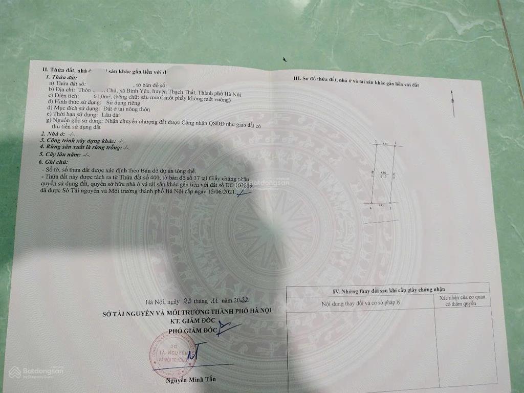 Chủ ngộp bank cần bán gấp 61m2 thôn cánh chủ sát trường đại học fpt và trường học viện tài chính