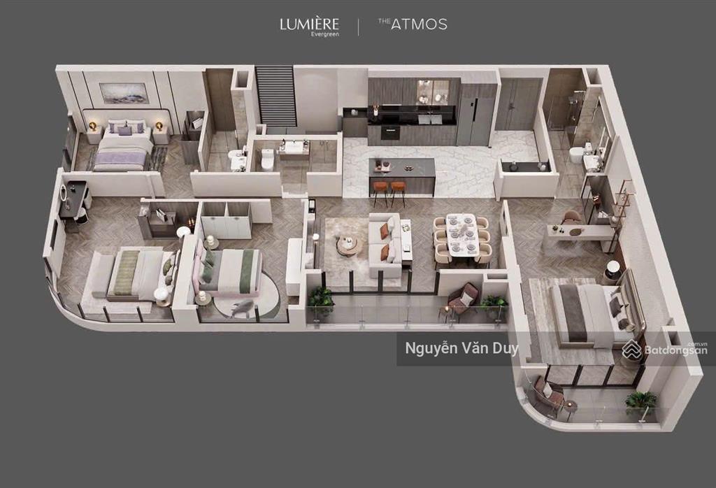 Siêu phẩm 4pn 140m2 lumiere evergreen vinhomes smart city tây mỗ giá 13.8 tỷ bp 0936 041 ***