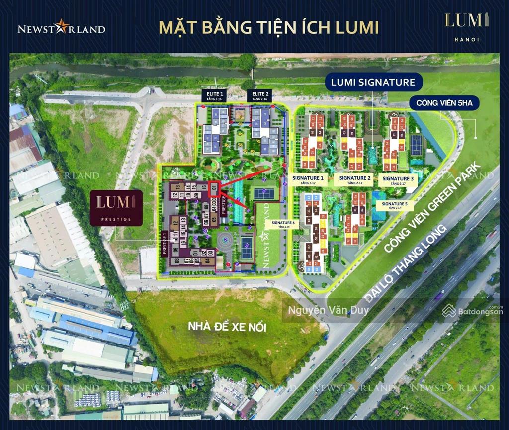 Ch 3pn đẹp nhất dự án lumi hà nội tòa p2 117m2 view bể bơi, cầu ánh sáng 10.420 tỷ bp0936 041 ***