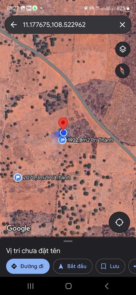 Chính chủ tôi cần bán lô đất phan rí thành dt 1922m2 gần biển
