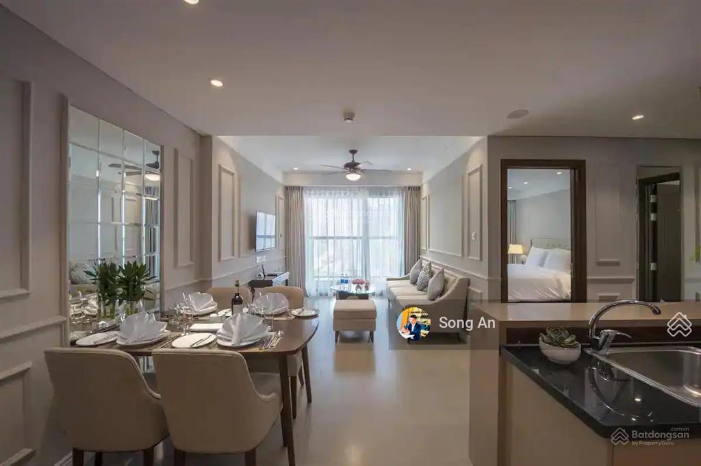 Chủ bán lỗ căn hộ biển cao cấp 2pn, 100m2, tầng cao vip 120 võ nguyên giáp, full nội thất luxury