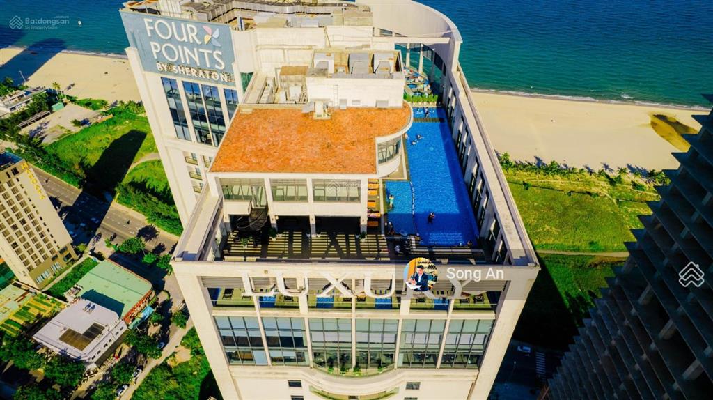 Chủ bán lỗ căn hộ biển cao cấp 2pn, 100m2, tầng cao vip 120 võ nguyên giáp, full nội thất luxury