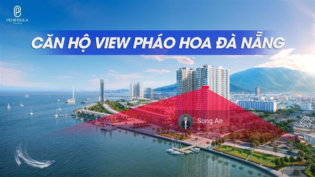Chính chủ bán căn góc 2pn  tầng cao, peninsula đà nẵng  view trực diện sông hàn, pháo hoa quốc tế
