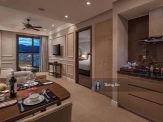Tôi chính chủ bán lỗ căn 1pn, 65m2 tầng cao, full nội thất siêu đẹp, sở hữu lâu dài mặt biển mỹ khê