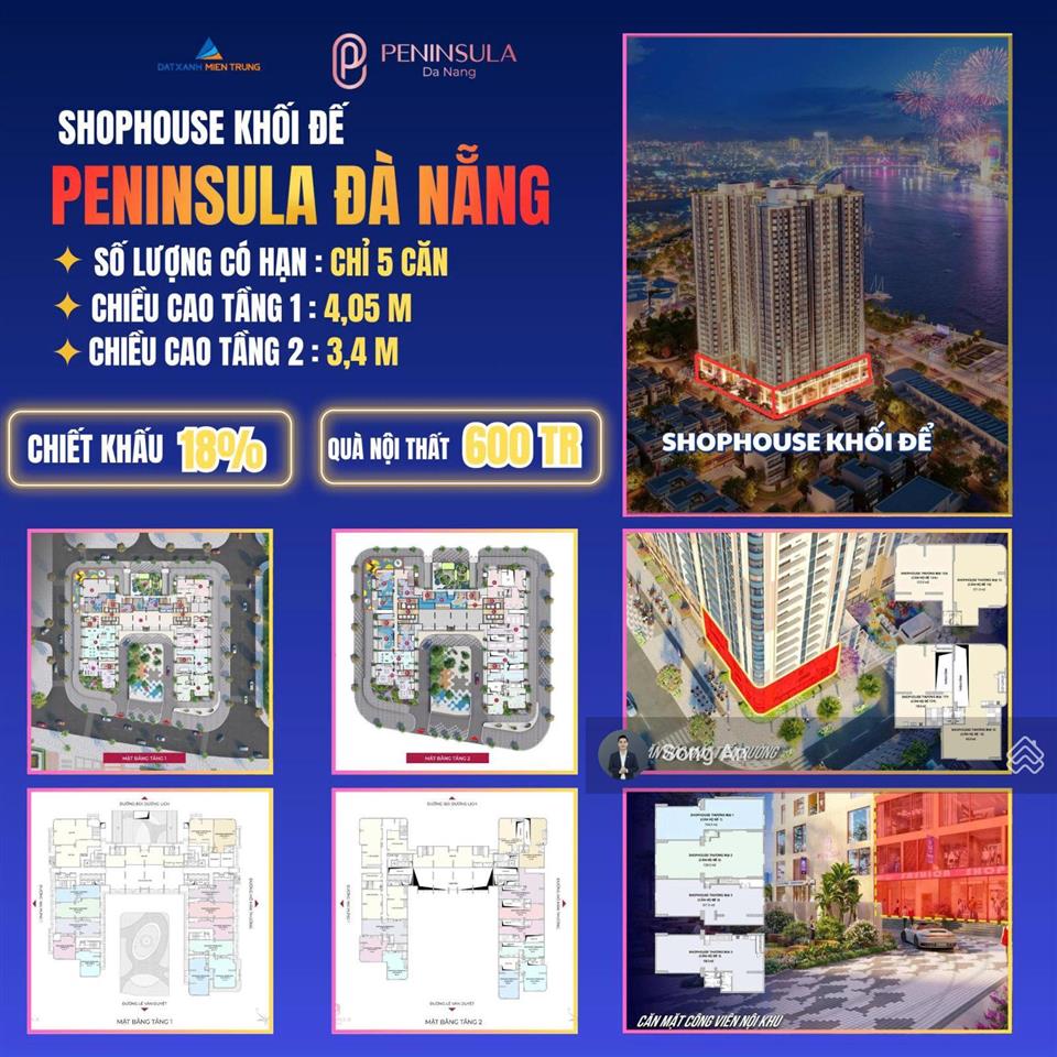 Bán ngay shophouse khối đế siêu kinh doanh 2 tầng, sở hữu lâu dài có đơn vị ở, vừa ở vừa kinh doanh