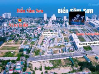 Bán lô đất đẹp đường thanh niên cách biển sầm sơn 300m gần sun group & flc sổ đỏ trao tay