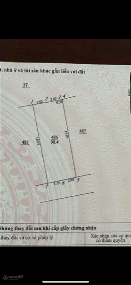 Bán mảnh đất phân lô ô tô tránh giá đầu tư xây toà văn phòng, 100m2 mặt tiền 6.2m, giá 25.6 tỷ