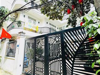 Nhà biệt thự sân vườn cạnh hồ tây ô tô vào nhà, 166.6m2 mặt tiền 11.3m an ninh tốt, giá 50 tỷ