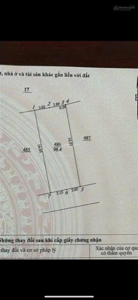 Mảnh đất phân lô xây toà văn phòng ô tô tránh, 100m2 mặt tiền 6.2m kinh doanh tốt, giá 25.86 tỷ